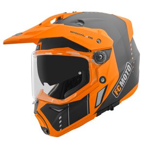 FC-Moto Merkur Pro Air Enduro Helm M Schwarz Orange