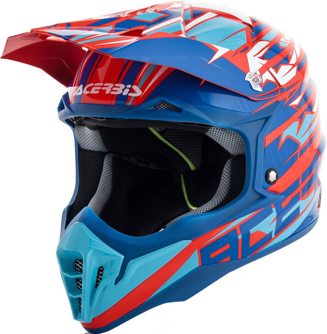 Acerbis Impact 3.0 Motocross Helm S Rot Blau