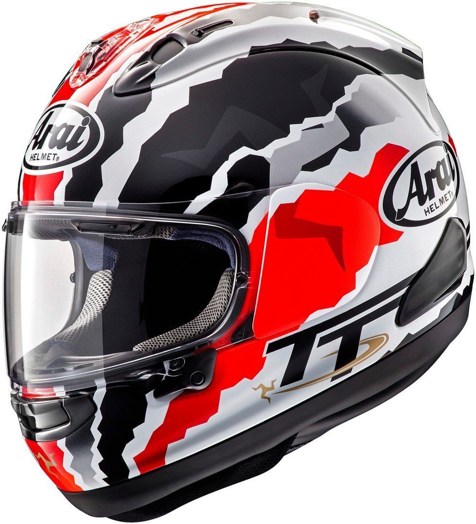 Arai RX-7V Doohan TT Helm XS Schwarz Weiss Rot