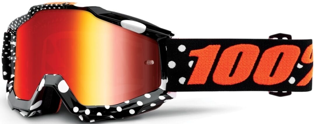 100% Accuri Extra Gaspard Motocross Brille Einheitsgröße Schwarz Orange