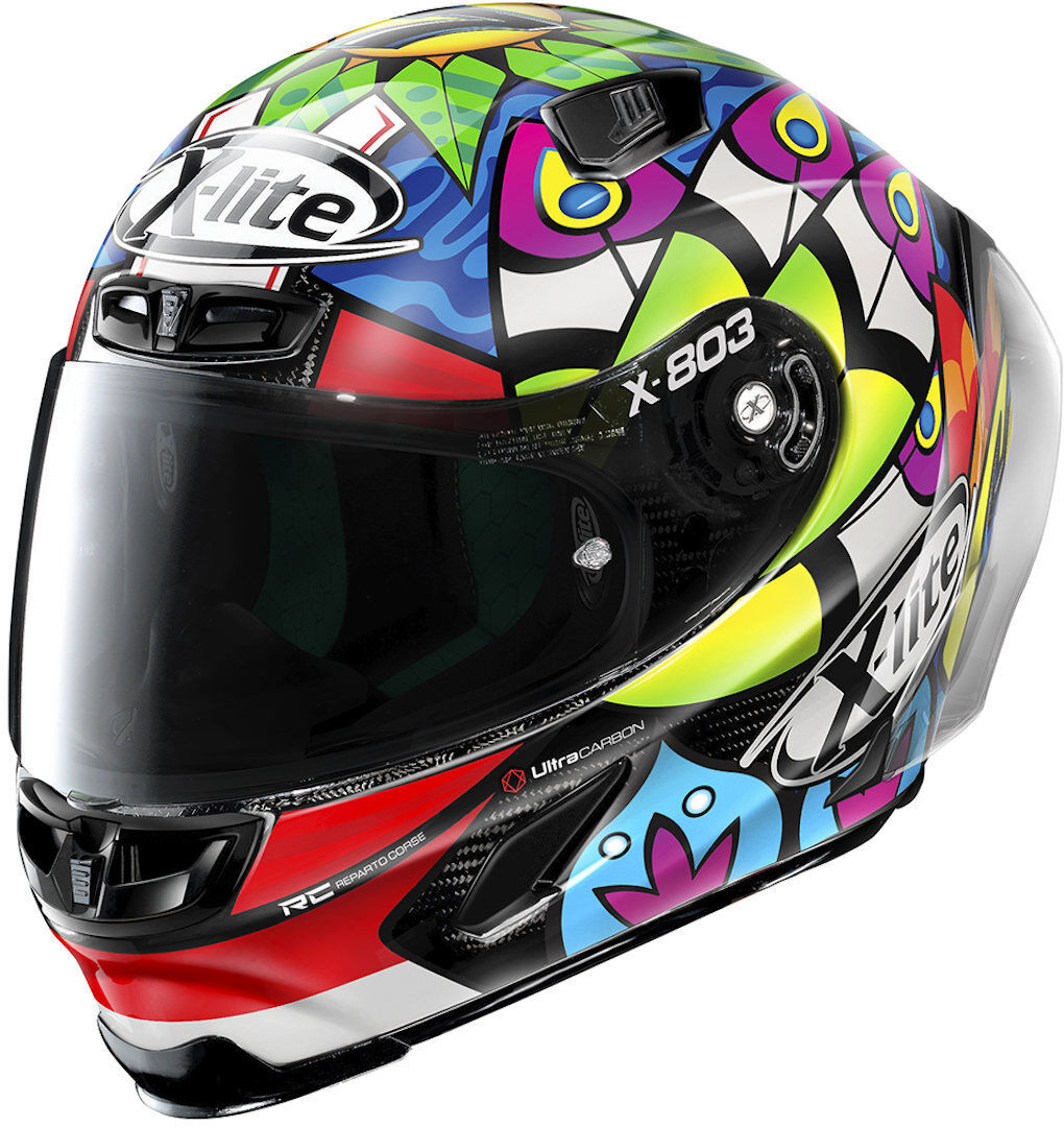 X-Lite X-803 RS Ultra Carbon Replica C.Davies Helm XL Mehrfarbig