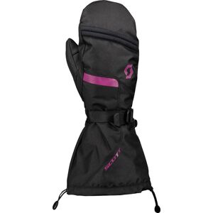 Scott Roop Snowmobil Fäustlinge XS Schwarz Pink