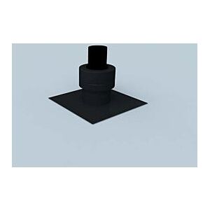 Bertrams Polyline EW Mündungsabschluss 40MA110P DN 110, mit Hinterlüftung und Mündungsrohr PP, schwarz