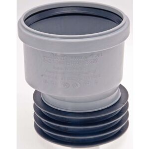 Airfit Plus Universal-Steckmuffe 111110S DN 110 x 110, exzentrisch, aus Polypropylen, für HT, KG und SML Rohe geeignet Airfit Plus Universal-Steckmuffe 111110S DN 110 x 110, exzentrisch, aus Polypropylen, für HT, KG und SML Rohe geeignet