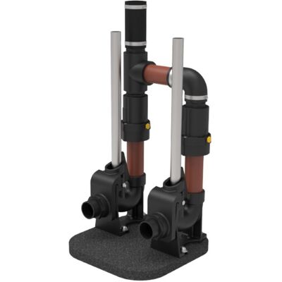 Jung Pumpen Easyfix 50 Duo JP51000 Einbauset für eine Doppelpumpanlage Jung Pumpen Easyfix 50 Duo JP51000 Einbauset für eine Doppelpumpanlage