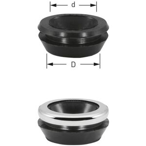 Meibes 170048 WC-Verbinder - Druckspülrohr, Schwarz Meibes 170048 WC-Verbinder - Druckspülrohr, Schwarz