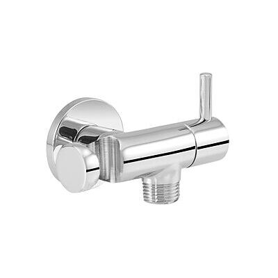 ASW Design-Wandanschlussbogen 114933 25 mm rund, 1/2" x 1/2", mit Absperrung, 90Grad, Messing verchromt ASW Design-Wandanschlussbogen 114933 25 mm rund, 1/2" x 1/2", mit Absperrung, 90Grad, Messing verchromt