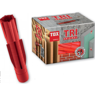 TOX Allzweckdübel Tri 010100061 6/51 mm, je Packung = 100 Stück TOX Allzweckdübel Tri 010100061 6/51 mm, je Packung = 100 Stück
