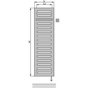 Zehnder Metropolitan Bar Design-Elektroheizkörper ZM1Z1650GD00020 MEPE-180-050/GD, 1750 x 500 mm, champagne Zehnder Metropolitan Bar Design-Elektroheizkörper ZM1Z1650GD00020 MEPE-180-050/GD, 1750 x 500 mm, champagne