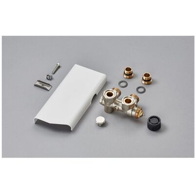 Zehnder Anschluss-Armatur Mixbetrieb 976038 für Heizkörper Yucca, verchromt, Blende lang Zehnder Anschluss-Armatur Mixbetrieb 976038 für Heizkörper Yucca, verchromt, Blende lang