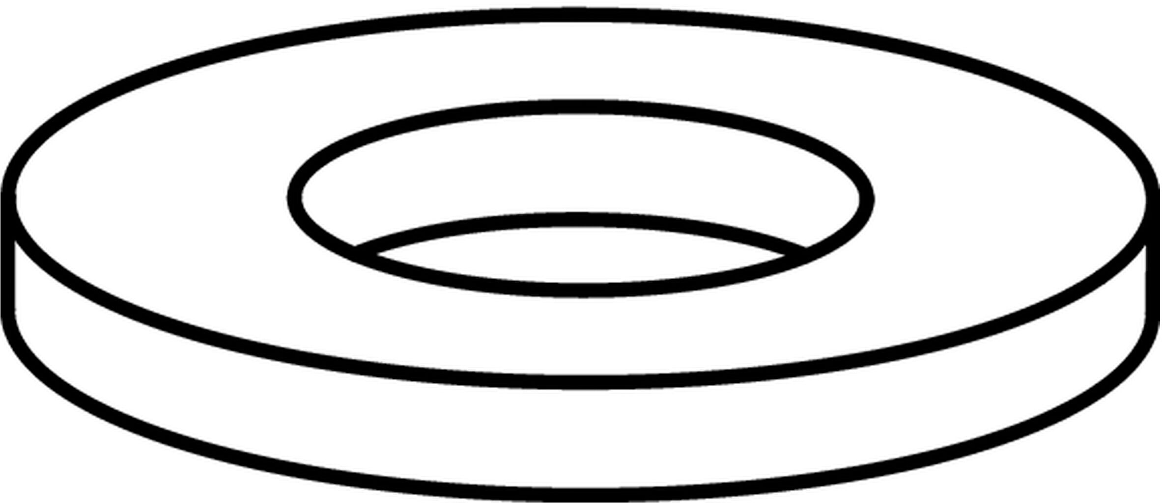 Heimeier Gummidichtung 0530-00.015 flachdichtend, für Vekolux, Vekotec bzw. Multilux