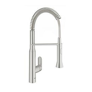 Grohe K7 Küchenarmatur 31379DCO supersteel, schwenkbarer Auslauf, Profibrause