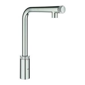 Grohe Minta SmartControl Küchenarmatur 31613DC0 supersteel, herausziehbare Brause