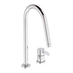 Ideal Standard Küchen-2-Loch-Armatur BD422AA chrom, mit hohem Rohrauslauf