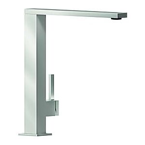 Villeroy und Boch Küchenarmatur Finera Square 927100LC 10,5 l/min, schwenkbarer Strahlregler, Edelstahl massiv