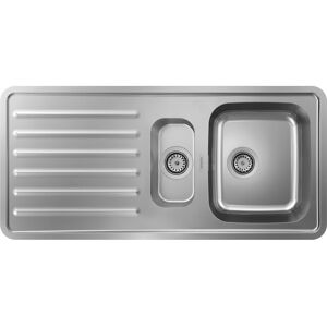 Hansgrohe Einbauspüle - Reversibel, 2 Becken, Edelstahl Hansgrohe Einbauspüle - Reversibel, 2 Becken, Edelstahl