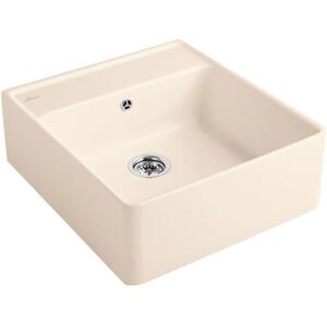 Villeroy und Boch Spülstein Einzelbecken 632061FU Ablaufgarnitur, Handbetätigung, Befestigungssatz, Ivory Villeroy und Boch Spülstein Einzelbecken 632061FU Ablaufgarnitur, Handbetätigung, Befestigungssatz, Ivory
