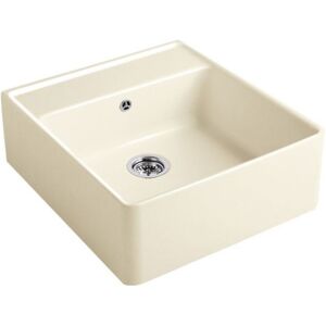 Villeroy und Boch Spülstein Einzelbecken 632062KR Ablaufgarnitur, Exzenterbetätigung, Befestigungssatz, Crema Villeroy und Boch Spülstein Einzelbecken 632062KR Ablaufgarnitur, Exzenterbetätigung, Befestigungssatz, Crema