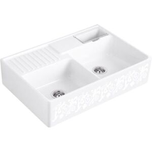 Villeroy & Boch - Küchenwaschbecken, Weiß Perle, 2 Becken - Kitchen Sink Villeroy & Boch - Küchenwaschbecken, Weiß Perle, 2 Becken - Kitchen Sink