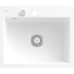 Villeroy & Boch Subway Flächenbündige Küchenspüle - 565x475 mm, Stone White Villeroy & Boch Subway Flächenbündige Küchenspüle - 565x475 mm, Stone White