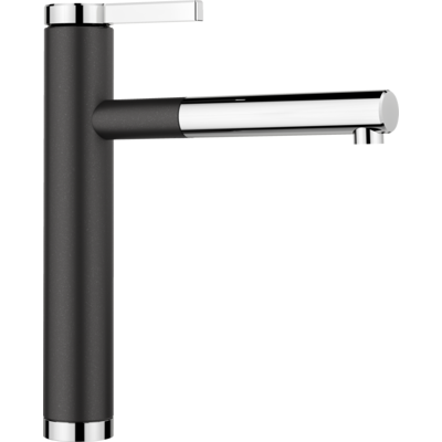 Blanco Linee-s Küchenarmatur 518438 ausziehbar, SILGRANIT-Look anthrazit/chrom Blanco Linee-s Küchenarmatur 518438 ausziehbar, SILGRANIT-Look anthrazit/chrom