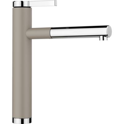Blanco Linee-s Küchenarmatur 518446 ausziehbar, SILGRANIT-Look tartufo/chrom Blanco Linee-s Küchenarmatur 518446 ausziehbar, SILGRANIT-Look tartufo/chrom
