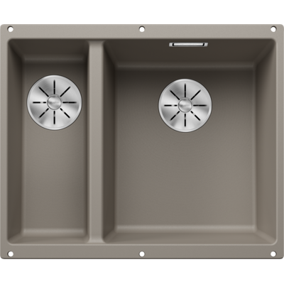 Blanco Subline 340/160-u Spüle 523565 55,5x46cm, PuraDur tartufo, rechts, für Unterbau Blanco Subline 340/160-u Spüle 523565 55,5x46cm, PuraDur tartufo, rechts, für Unterbau