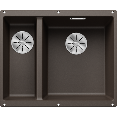 Blanco SUBLINE 340/160-U Spüle 523567 55,5x46cm, PuraDur cafe, rechts, für Unterbau Blanco SUBLINE 340/160-U Spüle 523567 55,5x46cm, PuraDur cafe, rechts, für Unterbau