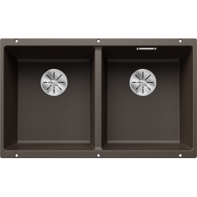 Blanco Subline 350/350-u Spüle 523583 75,5x46cm, PuraDur cafe, für Unterbau Blanco Subline 350/350-u Spüle 523583 75,5x46cm, PuraDur cafe, für Unterbau