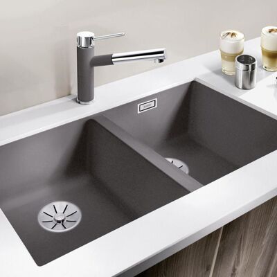 Blanco Subline 350/350-u Spüle 523575 75,5x46cm, PuraDur felsgrau, für Unterbau Blanco Subline 350/350-u Spüle 523575 75,5x46cm, PuraDur felsgrau, für Unterbau