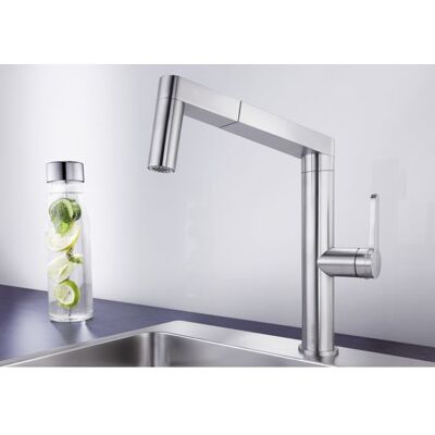 Blanco PANERA-S Küchenarmatur 521547 ausziehbar, Edelstahl gebürstet Blanco PANERA-S Küchenarmatur 521547 ausziehbar, Edelstahl gebürstet