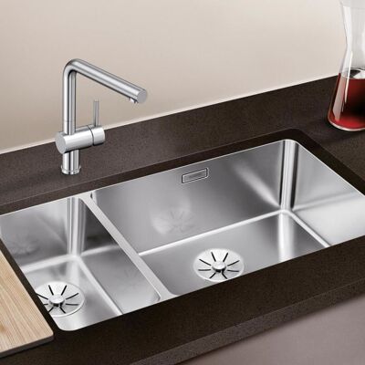 Blanco Andano 500/180-u Spüle 522991 74,5x44cm, Edelstahl Seidenglanz, links, für Unterbau Blanco Andano 500/180-u Spüle 522991 74,5x44cm, Edelstahl Seidenglanz, links, für Unterbau