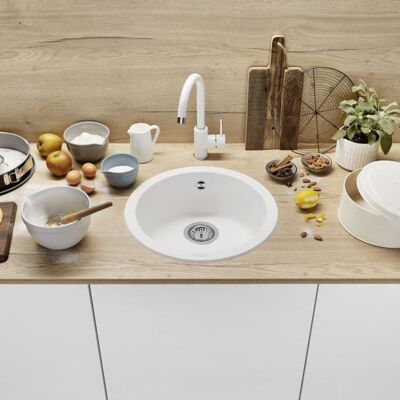 BLANCORONDO Becken 511621 Ø 45 cm, PuraDur weiß BLANCORONDO Becken 511621 Ø 45 cm, PuraDur weiß