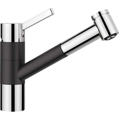 Blanco Tivo-s Küchenarmatur 517610 ausziehbar, SILGRANIT-Look anthrazit/chrom Blanco Tivo-s Küchenarmatur 517610 ausziehbar, SILGRANIT-Look anthrazit/chrom