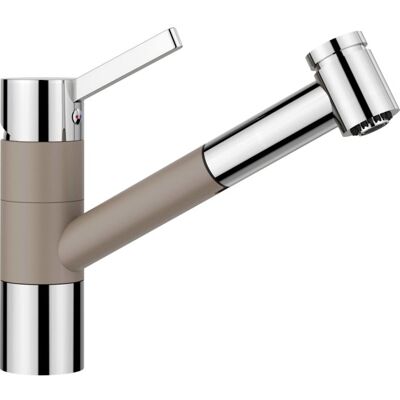 Blanco Tivo-s Küchenarmatur 517619 ausziehbar, SILGRANIT-Look tartufo/chrom Blanco Tivo-s Küchenarmatur 517619 ausziehbar, SILGRANIT-Look tartufo/chrom