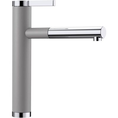 Blanco Linee-s Küchenarmatur 518439 ausziehbar, SILGRANIT-Look alumetallic/chrom Blanco Linee-s Küchenarmatur 518439 ausziehbar, SILGRANIT-Look alumetallic/chrom