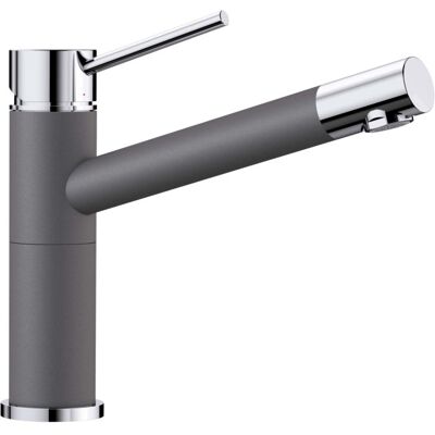 Blanco ALTA Compact Küchenarmatur 518810 SILGRANIT-Look felsgrau/chrom Blanco ALTA Compact Küchenarmatur 518810 SILGRANIT-Look felsgrau/chrom