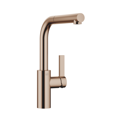 Dornbracht ELIO Pull-out Küchenarmatur 33840790-42 herausziehbar, Griff rechts, Ausladung 235mm, Bronze gebürstet Dornbracht ELIO Pull-out Küchenarmatur 33840790-42 herausziehbar, Griff rechts, Ausladung 235mm, Bronze gebürstet