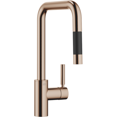 Dornbracht META Square Pull-down Küchenarmatur 33870861-42 herausziehbar, mit Brausefunktion, Ausladung 240mm, Bronze gebürstet Dornbracht META Square Pull-down Küchenarmatur 33870861-42 herausziehbar, mit Brausefunktion, Ausladung 240mm, Bronze gebürstet