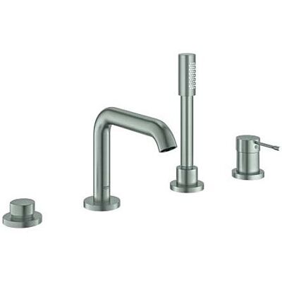 Grohe Essence 4-Loch-Einhebel-Wannenkombination 25251DC1 sUnterputzersteel Grohe Essence 4-Loch-Einhebel-Wannenkombination 25251DC1 sUnterputzersteel