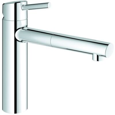 Grohe Concetto Spültischarmatur 31129001 ausziehbarer Mousseur, chrom Grohe Concetto Spültischarmatur 31129001 ausziehbarer Mousseur, chrom