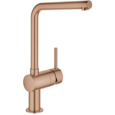 Grohe Minta Spültisch-Einhebelmischer 31375DL0 warm sunset gebürstet, schwenkbarer L-Auslauf Grohe Minta Spültisch-Einhebelmischer 31375DL0 warm sunset gebürstet, schwenkbarer L-Auslauf