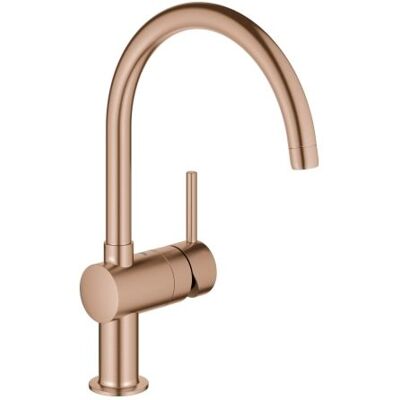 Grohe Minta Spültisch-Einhebelmischer 32917DL0 warm sunset gebürstet, schwenkbarer Rohrauslauf, C-Auslauf Grohe Minta Spültisch-Einhebelmischer 32917DL0 warm sunset gebürstet, schwenkbarer Rohrauslauf, C-Auslauf
