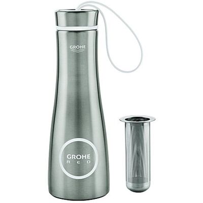 Grohe Red Trinkflasche 409191SD0 450ml, Edelstahl, doppelwandig Grohe Red Trinkflasche 409191SD0 450ml, Edelstahl, doppelwandig