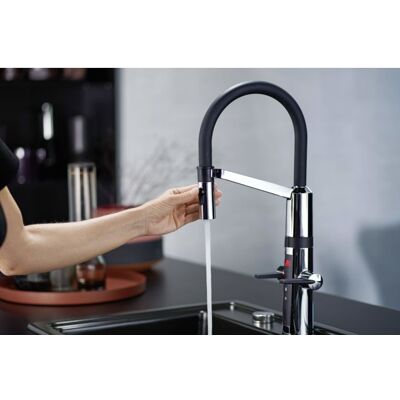Hansa Hansasemipro Hybrid Küchenarmatur - Berührungslos, Flexibel, IP55 Hansa Hansasemipro Hybrid Küchenarmatur - Berührungslos, Flexibel, IP55