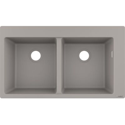 Hansgrohe Modell 43316380 880 x 510 mm - 2 Becken - Einbauspüle Hansgrohe Modell 43316380 880 x 510 mm - 2 Becken - Einbauspüle