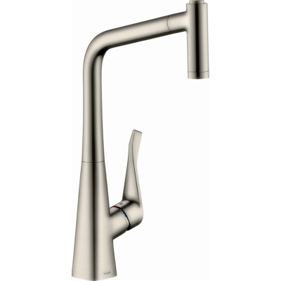 Hansgrohe Metris M71 Küchenarmatur - EcoSmart, Edelstahl-Finish Hansgrohe Metris M71 Küchenarmatur - EcoSmart, Edelstahl-Finish