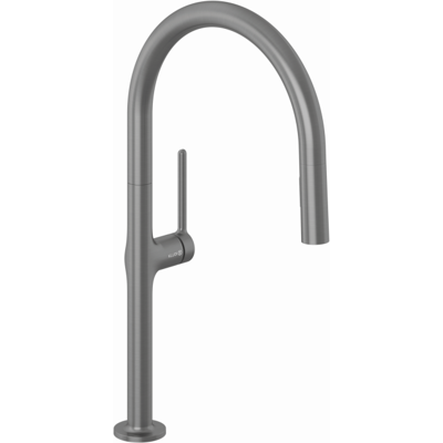 Kludi REEF Küchenarmatur 50851N275 herausziehbare Geschirrbrause, Brushed Gunmetal Kludi REEF Küchenarmatur 50851N275 herausziehbare Geschirrbrause, Brushed Gunmetal