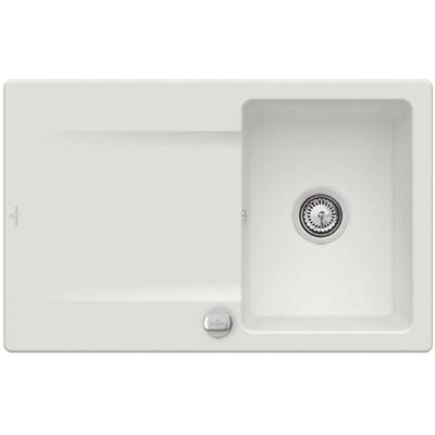 Villeroy und Boch Villeroy & Boch Siluet Einbauspüle 333402SM mit Ablaufgarnitur und Exzenterbetätigung, Steam Villeroy und Boch Villeroy & Boch Siluet Einbauspüle 333402SM mit Ablaufgarnitur und Exzenterbetätigung, Steam