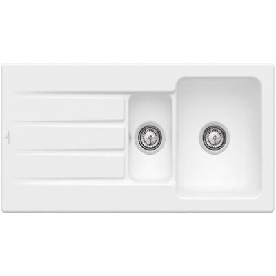 Villeroy & Boch Architectura MetalRim Spüle - Reversibel, 60cm, Weiß Villeroy & Boch Architectura MetalRim Spüle - Reversibel, 60cm, Weiß